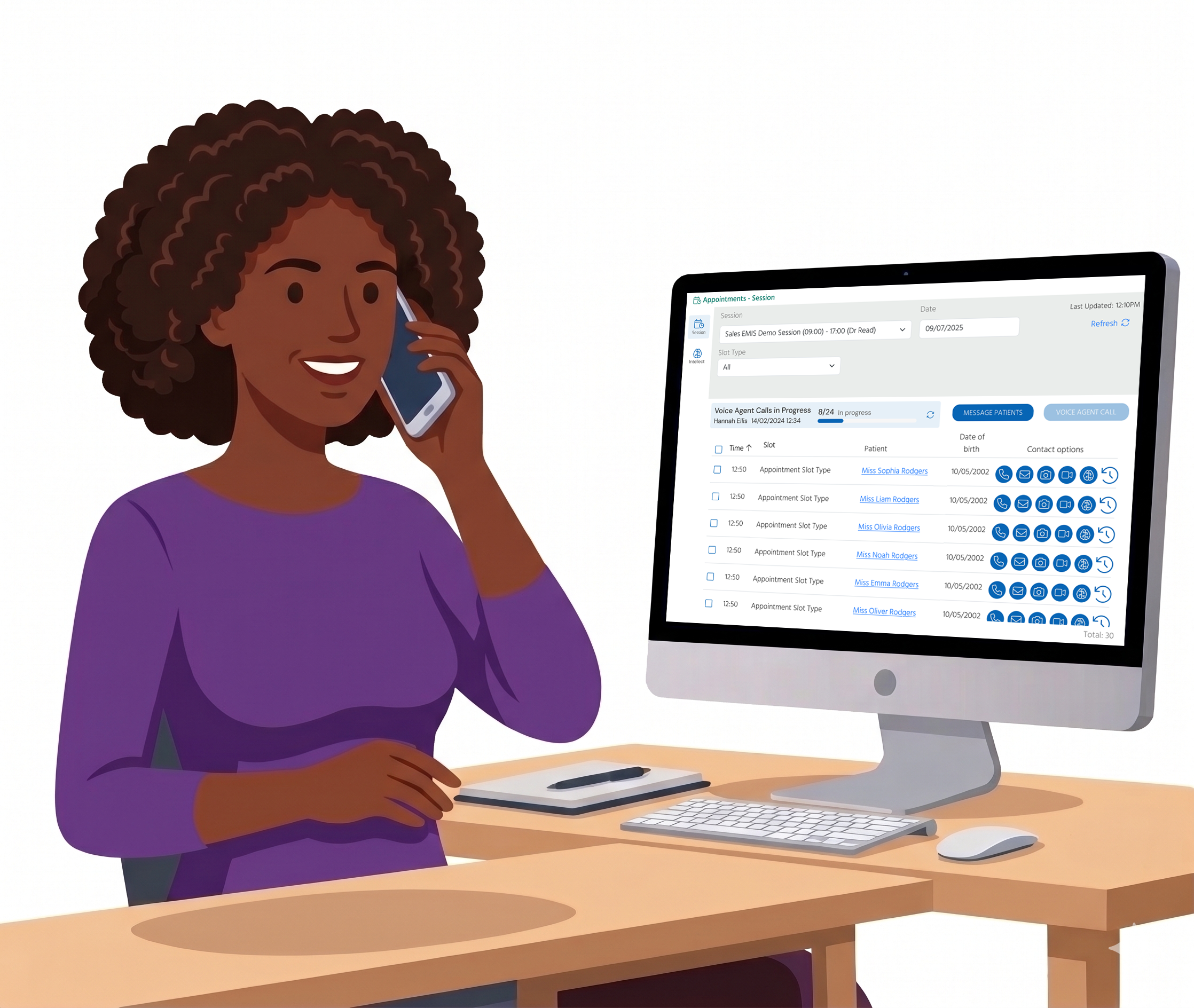 Appointment-reminders-X-on-Health-outbound-Voice-Agent